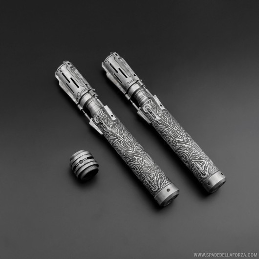 Double combat replica laser sword. Satele Shan