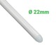 white polycarbonate lightsaber combat blade