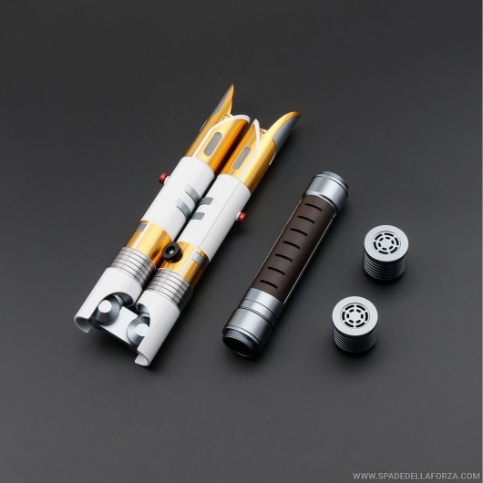 Replica combat lightsaber. Temple guard. double-bladed lightsaber