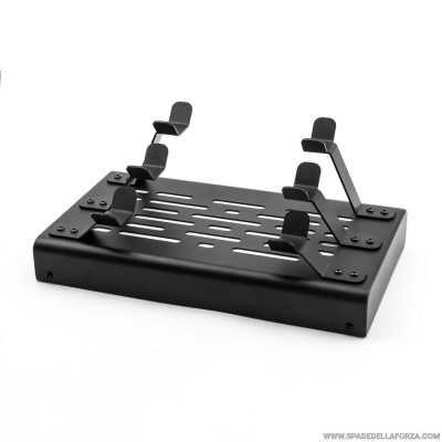 metal lightsaber stand with lights.