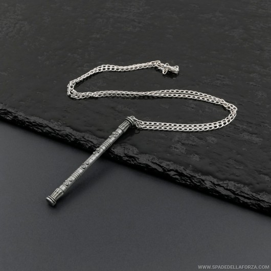 Collana con Spada Laser in metallo- Vari Modelli