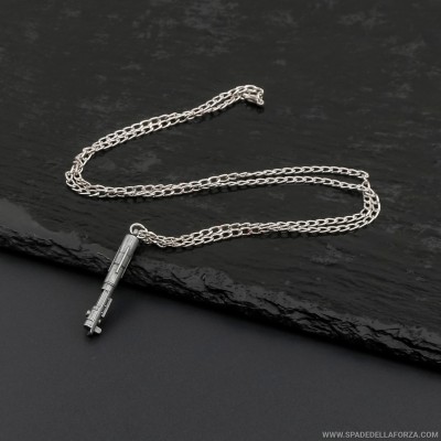 Collana con Spada Laser in metallo- Vari Modelli