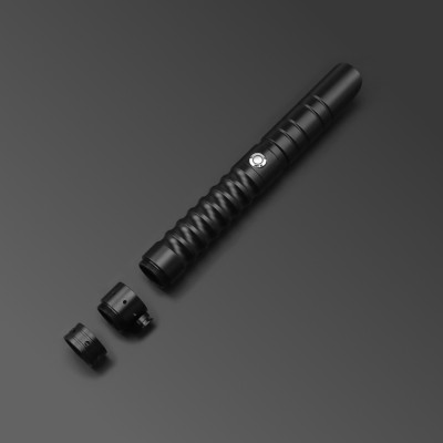 Padawan line lightsaber belt clip ring. Black