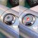 Vandal-proof metal on-off switch with LED SPY. 12mm.