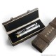Wooden lightsaber holder box with engravings. 43x15x10 cm