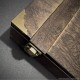 Wooden lightsaber holder box with engravings. 43x15x10 cm