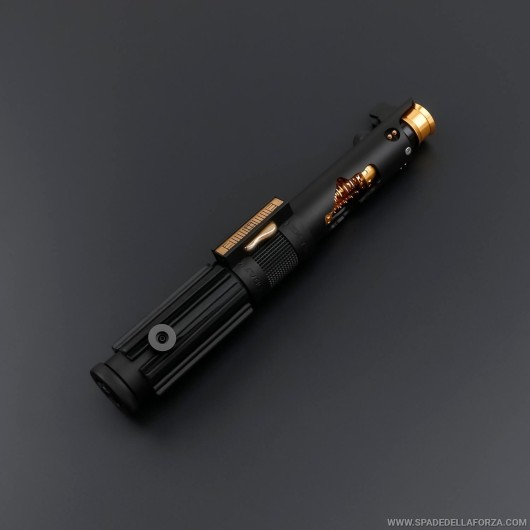 Replica combat lightsaber. Anakin Skywalker episode 3 with visible rotating crystal