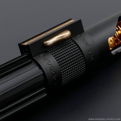 Replica combat lightsaber. Anakin Skywalker episode 3 with visible rotating crystal