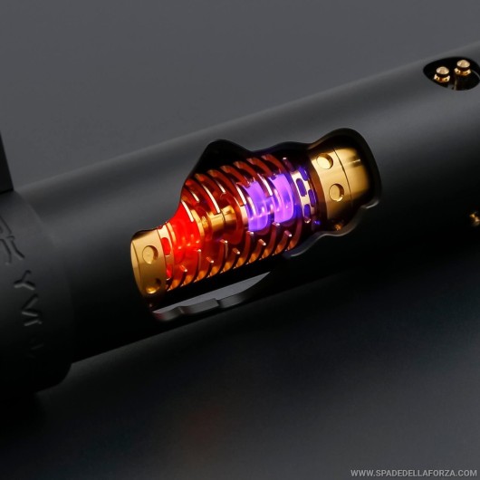 Replica combat lightsaber. Anakin Skywalker episode 3 with visible rotating crystal