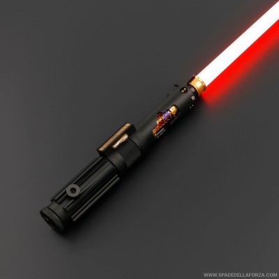 Replica combat lightsaber. Anakin Skywalker episode 3 with visible rotating crystal