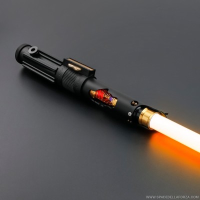 Replica combat lightsaber. Anakin Skywalker episode 3 with visible rotating crystal