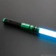Spada laser economica da combattimento con suoni e luci Padawan modello Apostolo