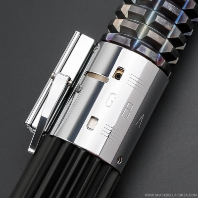 Spada laser da combattimento replica. Obi-Wan Kenobi episodio 4 con cristallo a vista