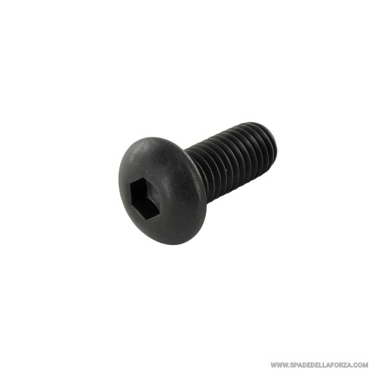 M4 x 10 mm hexagonal hollow round head screws. Burnished | Sword Of Strength