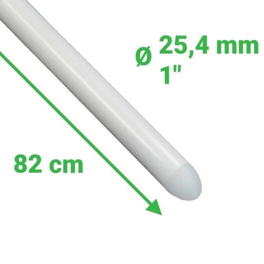 white polycarbonate lightsaber combat blade
