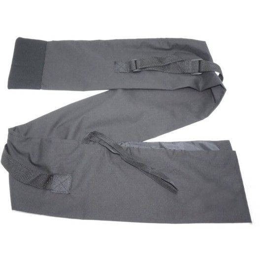 Sacca deluxe nera per il trasporto di spade laser. Tracolla regolabile, fondo rinforzato