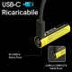 Batteria ricaricabile litio - USB-C integrata - 14500 ad alte prestazioni 1100 mah