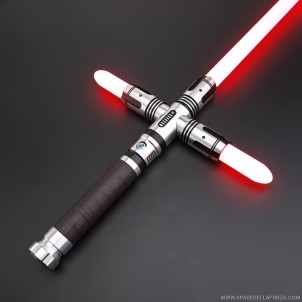 Spada laser da combattimento con suoni e luci, modello originale "Guardiano"