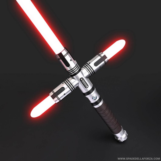 Spada laser da combattimento con suoni e luci, modello originale "Guardiano"