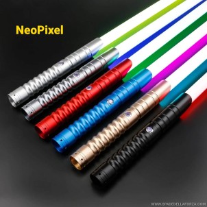 Spada laser economica da combattimento con suoni e luci Lama neopixel