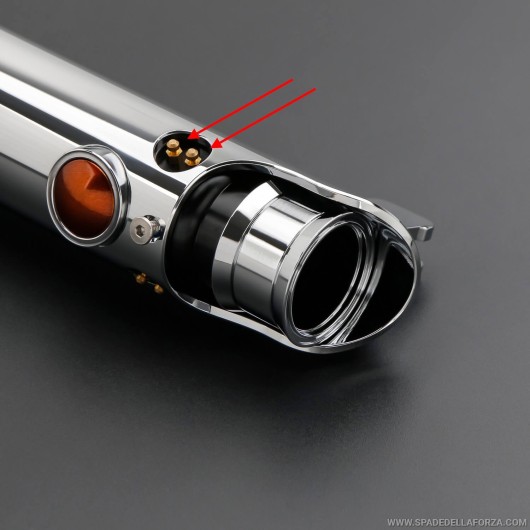 2 pz. Viti squadrate oro di ricambio spada laser Anakin Skywalker ep3