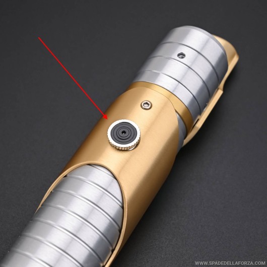 pulsante nero di ricambio spada laser