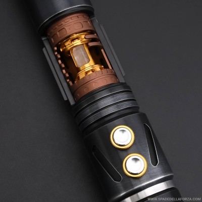 Spada laser da combattimento con suoni e luci, modello originale "Abisso"