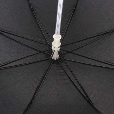 Bright Laser Sword Umbrella 7 colors with flashlight. black