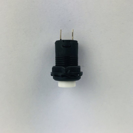 Vandal-proof plastic on-off switch. 12mm. various colors