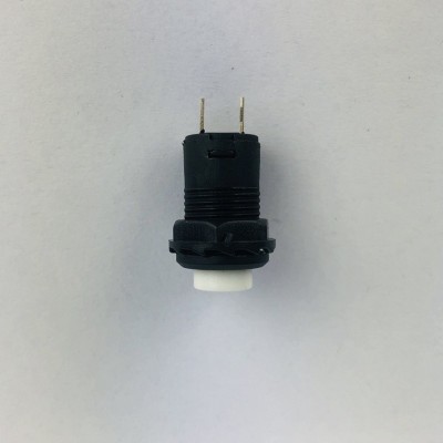 Vandal-proof plastic on-off switch. 12mm. various colors