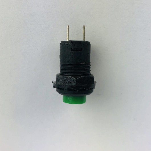 Vandal-proof plastic on-off switch. 12mm. various colors