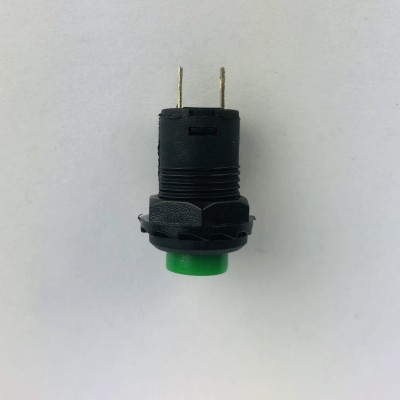 Vandal-proof plastic on-off switch. 12mm. various colors
