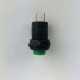 Vandal-proof plastic on-off switch. 12mm. various colors
