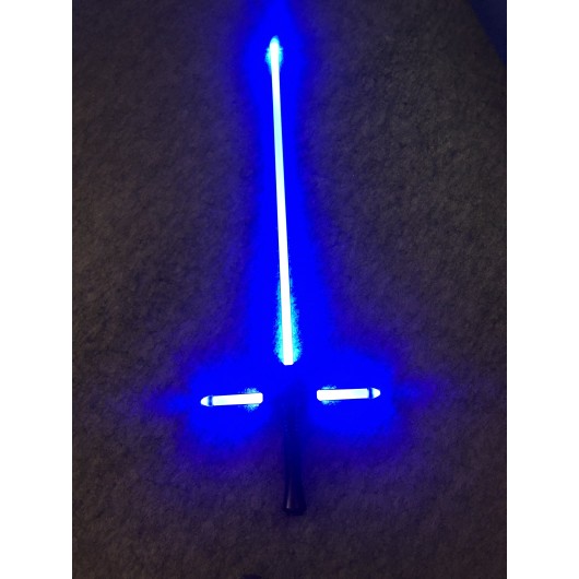 Laser sword with laser guard model IDRA. Combat crossguard.