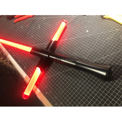 Laser sword with laser guard model IDRA. Combat crossguard.