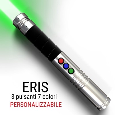 eris model combat lightsaber 3 buttons 7 colors