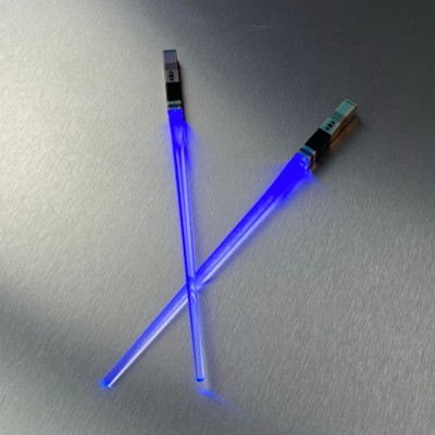 Chinese Luminous Laser Sword Chopsticks 26 cm - Pairs in Various Colors