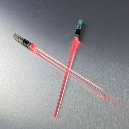 Chinese Luminous Laser Sword Chopsticks 26 cm - Pairs in Various Colors