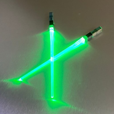 Bacchette cinesi Spada Laser Luminose 26 cm - Coppie in Vari colori