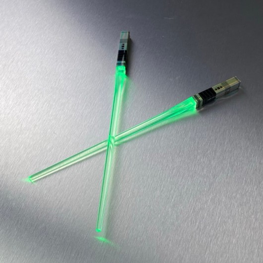Chinese Luminous Laser Sword Chopsticks 26 cm - Pairs in Various Colors