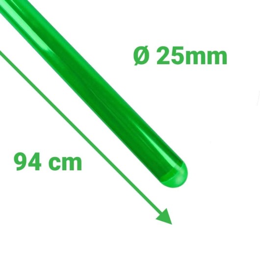 lama diurna VERDE da combattimento per spade laser realizzata in policarbonato