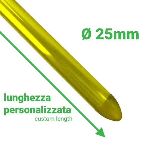 lama diurna GIALLA da combattimento per spade laser realizzata in policarbonato