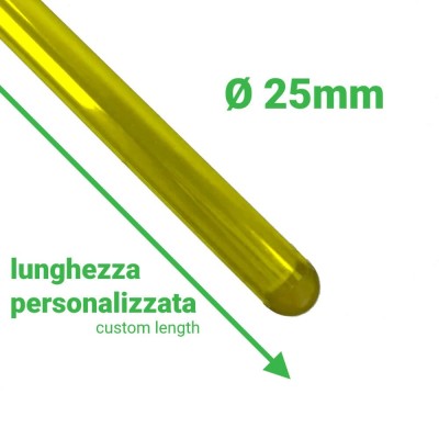 lama diurna GIALLA da combattimento per spade laser realizzata in policarbonato