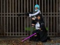 Ecco Camilla, al #LuccaComics con una nostra #Eris, impersona Kirito da Sword Art Online! 